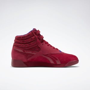 Adidasy Damskie Reebok Freestyle Hi Czerwone/Fioletowe PL 78HUEMY